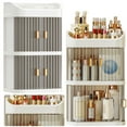 thumbnail image 3 of golytefs 3-Layer Makeup Storage Organizer Makeup Organizer Box Bathroom Beauty Standing Organizer for Bathroom Countertop Vanity, 3 of 9