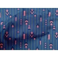 thumbnail image 4 of oneOone Cotton Poplin Fabric Stripe & Geometrical Shapes Geometric Printed Fabric 1 Yard 42 Inch Wide, 4 of 4