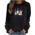 thumbnail image 1 of Sudadera de manga larga con estampado navideño informal con cuello redondo para mujer a la moda Fridja  ghj987+4626, 1 of 4