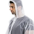 thumbnail image 4 of (2 Pack) - Ponchos de Pluie Réutilisables en EVA pour Adultes Vestes de Pluie Imperméables pour Hommes Femmes, 4 of 5
