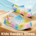 thumbnail image 3 of AMANSSE Boys Girls Clogs Kids Garden Shoes Slip on Gardening Slides Cartoon Outdoor Beach Slippers Sandals Multicolor Big Kid Size 3, 3 of 6