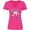 Hot Pink, variant on Inktastic I'm an Auntiecorn Like a Normal Aunt but Magical Women's V-Neck T-Shirt