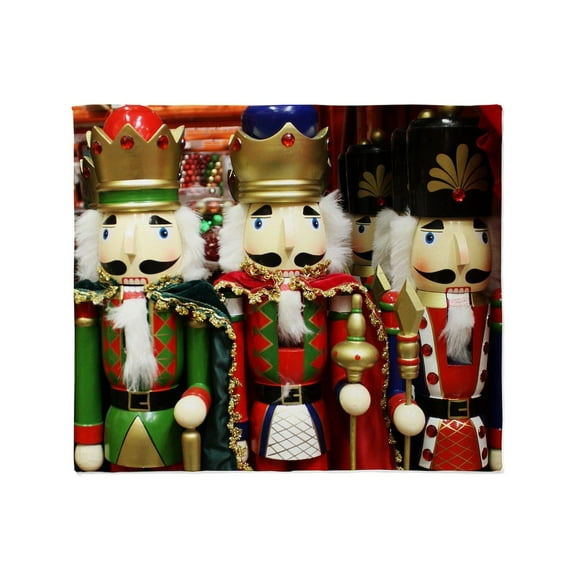 CafePress - Nutcracker Soldiers Throw Blanket - Soft Fleece Throw Blanket, 50"x60" for All Ages