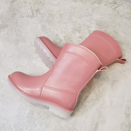 

Cathalem Dishwasher Boots Lady Shoes Mid Calf Snow Boots Women Non Slip Socks Inside Rain Casual Winter Shoes for Men D 8.5