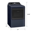 thumbnail image 2 of Ge Profile Ptd90gbpt Ge Profile 27" Wide 7.3 Cu. Ft. Gas Dryer - Blue, 2 of 7