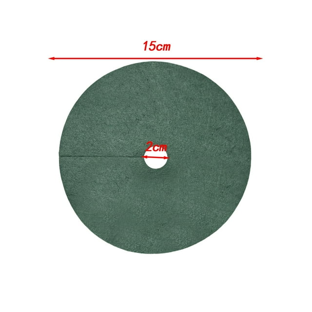 S SERENABLE 10 Pieces Tree Weeding Barrier Mats Tree Protector Mats for Landscaping Tree Diameter 15cm