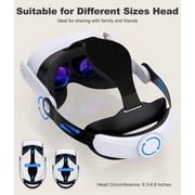 QQV Head Strap for Meta Quest 3/3S/Quest 2,VR Accessories Strap with Double Knobs Adjustable Elite Strap