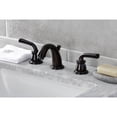 thumbnail image 2 of Kingston Brass KB915RXL Restoration Widespread Bathroom Faucet with Pop-Up Drain, Oil Rubbed Bronze, 2 of 8