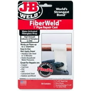 1PK JB Weld 38248 FiberWeld 1" Pipe Repair Cast FiberGlass Pipe Repair Cast