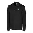 thumbnail image 2 of Men's Cutter & Buck Black Portland State Vikings Advantage Tri-Blend Pique Long Sleeve Polo, 2 of 3