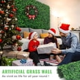 thumbnail image 2 of 12PCS Artificial Boxwood Panels, Boxwood Hedge Wall Panels,Artificial Grass Backdrop Wall 1.6\",Privacy Hedge Screen UV Protected for Outdoor Indoor Garden Fence Backyard, 20x20inch, 2 of 9