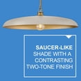 thumbnail image 6 of 48167LCB-LTP Hinkley Lighting Sadie - 12W 1 LED Pendant-6.25 Inch Tall and 18 Inch Wide-Lacquered Brass Finish, 6 of 11