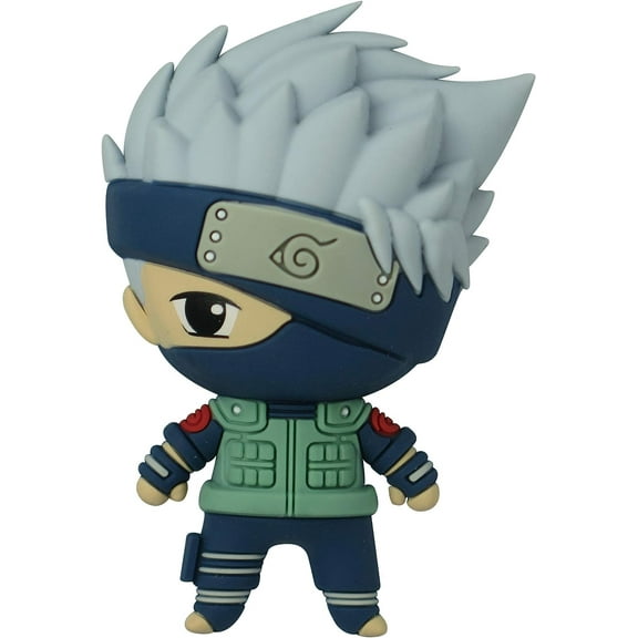 Viz Media Naruto Kakashi 3D Foam Magnet - Kakashi Naruto Anime Magnets, Cool Magnetic Foam Figures for Anime Fans and Collectors, Perfect Kids Magnets for Fridge, Locker, Office, and Whiteboard