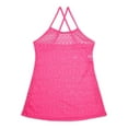 thumbnail image 2 of Wonder Nation Girls One-Piece Swimsuit and Cover Up Dress, 2-Piece, Sizes 4-18, 2 of 3