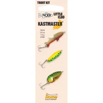Acme Tackle Kastmaster Fishing Spoon Trout Kit # 4, 1/4 oz. Painted Assortment 3 Pack
