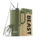 thumbnail image 1 of Vaso Greens Steel Beast de acero inoxidable 1250 ml, color verde militar, 1 of 7
