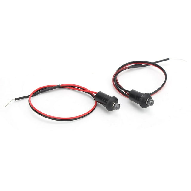 2Pcs Blue LED Fake Alarm Light Anti-Theft Universal 12V for Boat RV Motorcycle Home Security