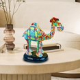 thumbnail image 1 of Escultura de animales de resina, estatuilla de camello, decoración del hogar, adorno de mesa duradero, estantería de entrada, estatuilla de escritorio Estilo B, 1 of 10