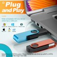 thumbnail image 3 of Unidad flash Kepmem USB 2.0 de 32 GB, paquete de 10 con cordones, 3 of 7