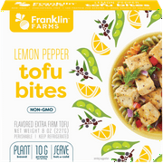 Nature Soy Refrigerated Lemon Pepper Tofu Bites 8 oz