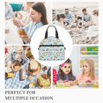 thumbnail image 7 of Honeii Rabbit Burger Coffee Print Lunch Box,Insulated Lunch Bag,Lunch Tote Bags,Leakproof Cooler Lunch Case for Travel Work Picnic, 7 of 7