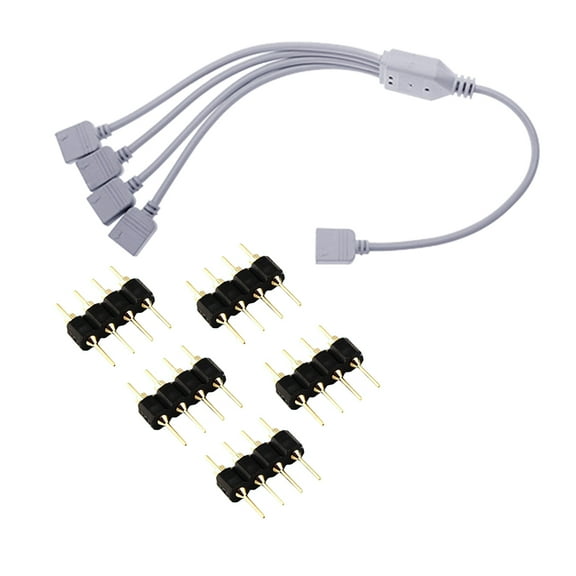 Toyvian Led Light p Extension Cable Splitter Cable Plastic 1 Set