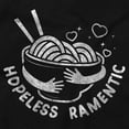 thumbnail image 2 of Funny Hopeless Romantic Ramen Pun Long Sleeve TShirt Men Women Brisco Brands S, 2 of 6