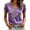 A1 Light Violet, variant on BODOAO Women's Breast Cancer Awareness Graphic T Shirt V Neck Short Sleeve Tee, American Flag Pink Ribbon Support Top for Casual Patriotic Holiday Everyday Wear Dark Purple L
