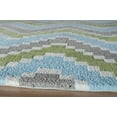 thumbnail image 2 of Momeni Chevron Modern Area Rugs, Blue/Green/Gray, 179.00" x 59.00", 2 of 2