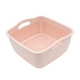 thumbnail image 1 of Cesta de drenaje multifuncional de doble capa para frutas y verduras Advancent Rosa, 1 of 6