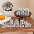 thumbnail image 2 of Porte-clés de Rangement pour Poils de Chien Mignon Transparent Capsule Sac Pendentif Décor Collection Souvenir Cadeau Bijoux Commémoratifs, 2 of 6