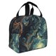 thumbnail image 2 of Fotbe Enchanted Forest Skull Path Bolsa Térmica con Estampado y Forro de Aluminio Grueso Bolsa de Almuerzo con Bolsillo Frontal para Hombres y Mujeres, Ideal para Trabajo, Escuela, 2 of 8