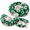 Green Flower-Round, variant on Round Cat Tunnel for Indoor Cats, Cream White, Soft Pet Bed and Play
