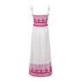 thumbnail image 5 of Gibobby Vestido largo para mujer, de verano Vestido elástico con estampado bohemio de verano para mujer(Rojo,G), 5 of 5
