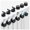Black, variant on 12 Pack Rotatable Spring Cord Holders, 1s Lock Adhesive Cable Clips