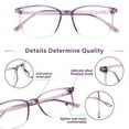 thumbnail image 4 of Gafas con bloqueo de luz azul FONHCOO TR90, montura moderna, 4 of 7