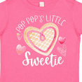 thumbnail image 4 of Inktastic Pop Pop's Little Sweetie with Pink Heart Cookie Boys or Girls Toddler T-Shirt, 4 of 5