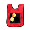 thumbnail image 1 of KAIYANG Chaleco de bola adhesiva para niños de color rojo pequeño, accesorios viscosos, chaleco de bola adhesiva con 2 bolas de colores aleatorios, 1 of 3