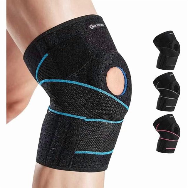 wonima44 DOUFURT Knee Brace for Women & Men Meniscus Tear, Plus Size Knee Braces for Knee Pain Relief, Arthritis, Compression Knee Support Side Stabilizers