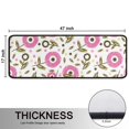 thumbnail image 5 of Kitchen Rugs Sets Of 2,Pioneer Flower Floral Print Pattern Anti Fatigue Kitchen Mat Rugs Non Slip Washable,Decorative Kitchen Floor Mats for Kitchen,Sink,Laundry,17"x47"+17"x47", 5 of 5
