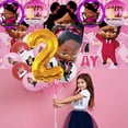 thumbnail image 7 of Boss Baby Africa Girl 2nd Tableware Balloons Cake Toppers Backdrop Banner Supplies Party Decor Plates Decorations, 7 of 7