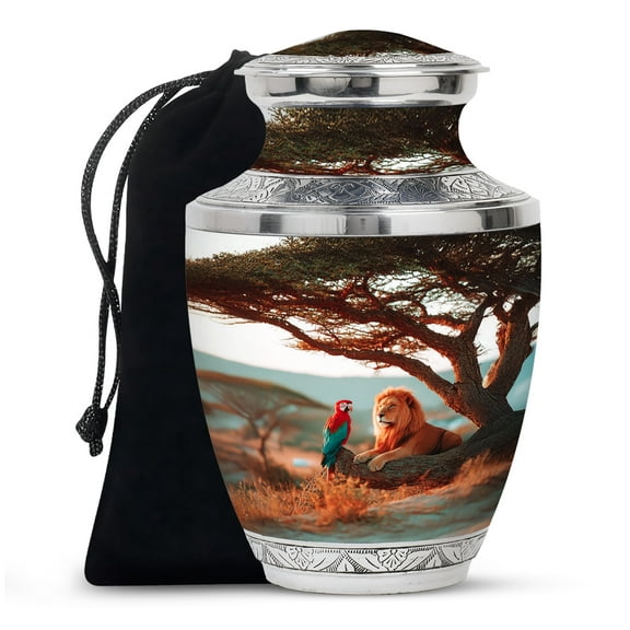 YATHABHISA Giraffe Urn for Ashes, Large Urns for Human Ash, Funeral & Burial Cremation for Adult, Decorative Gift for Father, 10 Inch