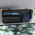 thumbnail image 5 of Car Sunshade Organizer, Multifunctional Car Visor Storage for Glasses Cards Receipts, Leather Sun Visor Accessory with Card Holder, Large Capacity Lightweight Durable, Multi-Color Options, 5 of 6