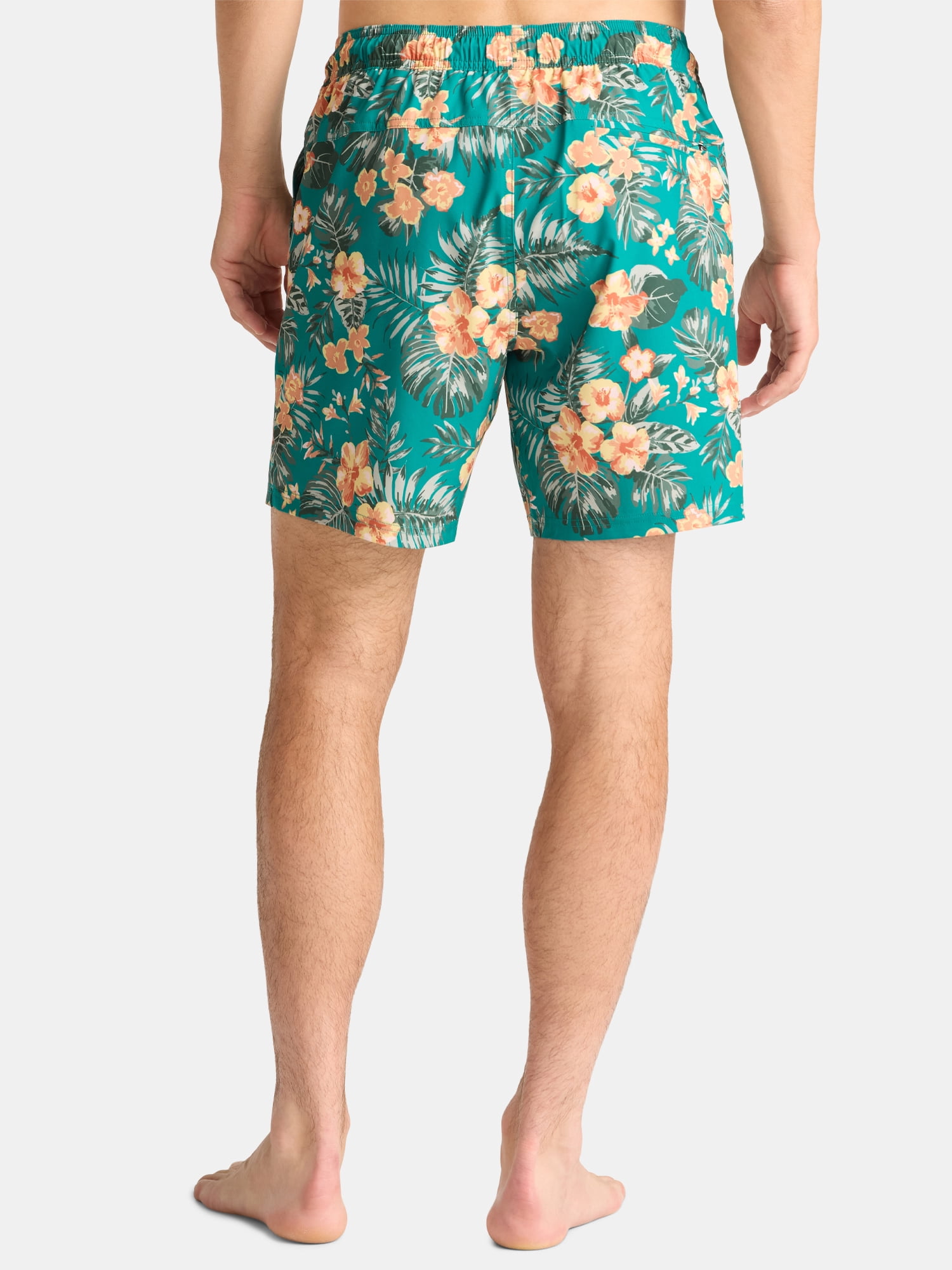 George Men's & Big Men's Performance Lined Swim Trunks, 7" Inseam, Sizes S-3XL