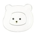thumbnail image 2 of Teddy Bear Spitting Household Dining Table Garbage Tray, Transparent Plastic Fruit Candy Tray, Multifunctional for Parties Family Gatherings, Easy to Clean, 2 of 6