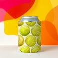 thumbnail image 3 of Yellow Tennis Balls Watercolor Drink Beer Soda Insulated Sleeve Holder Can Cooler Hugger, 3 of 7