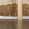 thumbnail image 3 of Hauteloom Damla Living Room, Bedroom Area Rug - Farmhouse - High Pile - Gray, Pink - 6'7" x 9'2", 3 of 15