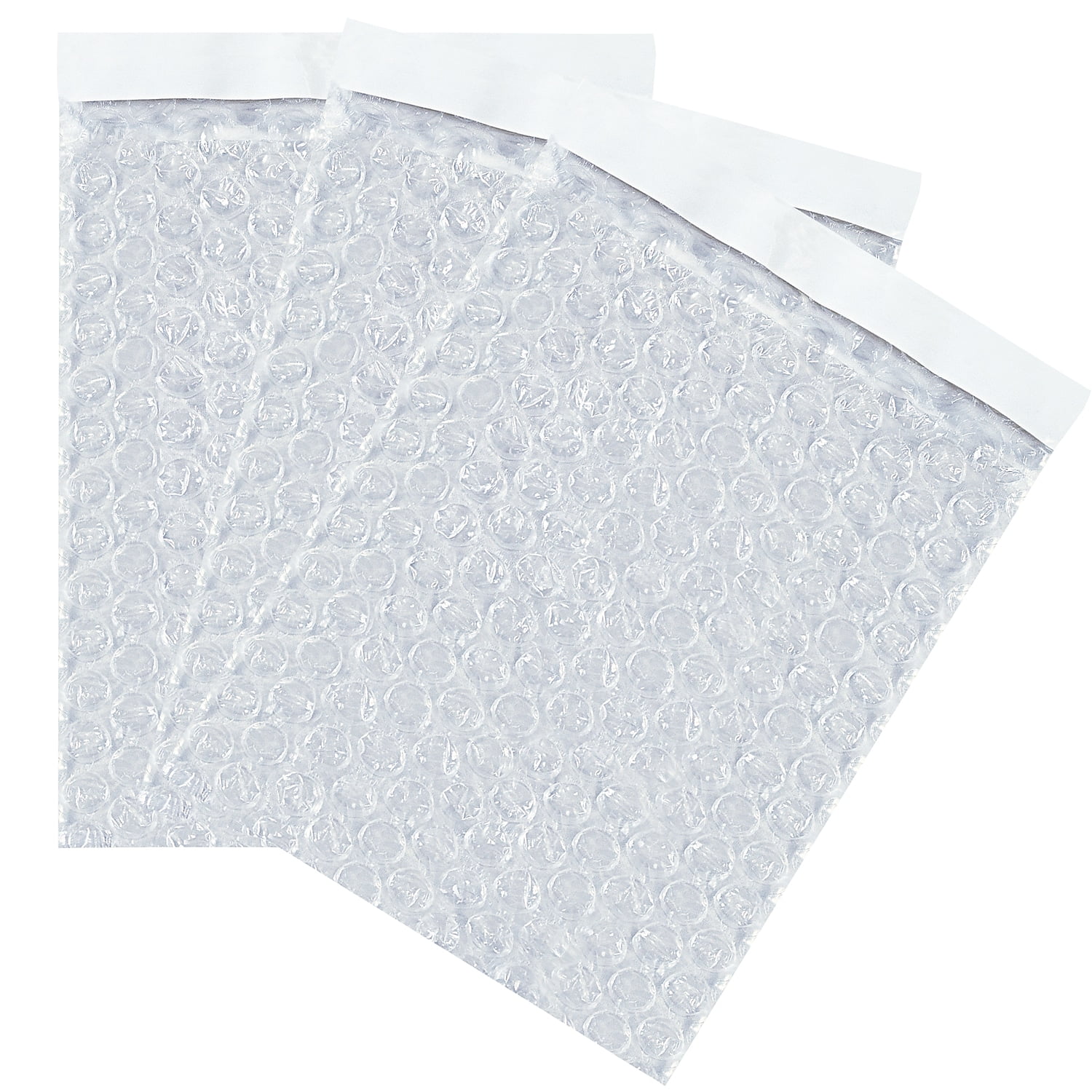 Office Depot® Brand Self-Seal Bubble Pouches, 12" x 18", Clear, Case Of 200