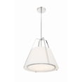 thumbnail image 4 of FUL-904-PN-Crystorama Lighting-Fulton - 3 Light Pendant-Polished Nickel Finish, 4 of 16