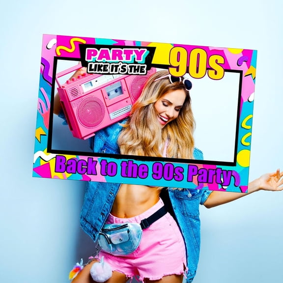 90's Photo Props & Decorations - Back to 90's party sets